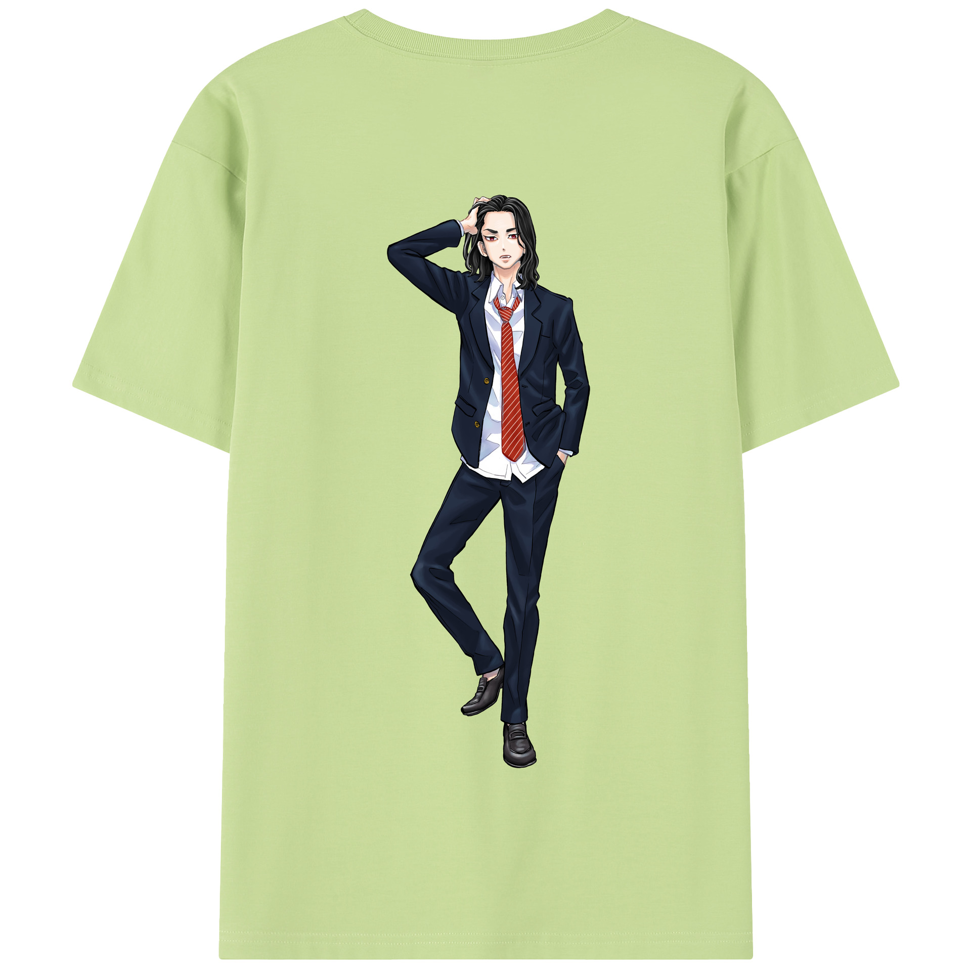（画像用） 東京リベンジャーズ Tokyo Revengers 綿100％半袖Tシャツ（背面プリント）